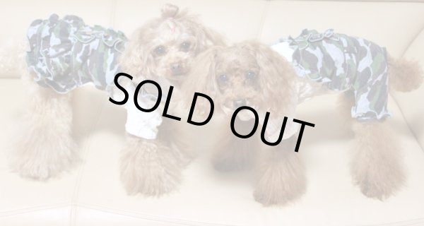 画像7: カモフラージュフリルワンピース、オールインワン (7)