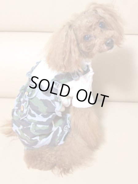 画像6: カモフラージュフリルワンピース、オールインワン (6)