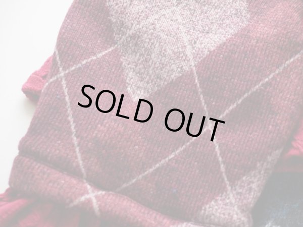 画像3: アーガイルジャガードニットワンピース (3)