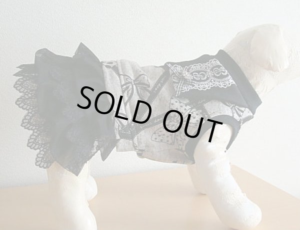 画像2: リボン柄セーラーワンピース、ラグランスウェット (2)