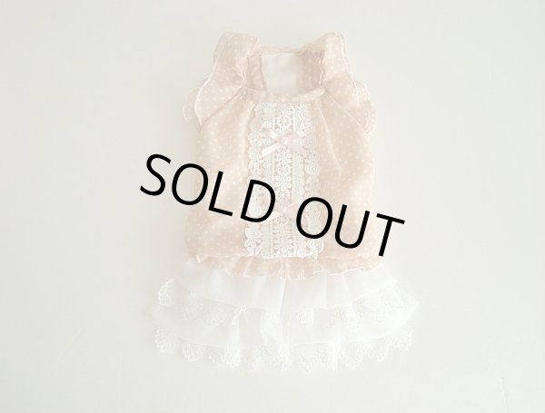 画像2: ピンクドット＆シフォンワンピース (2)