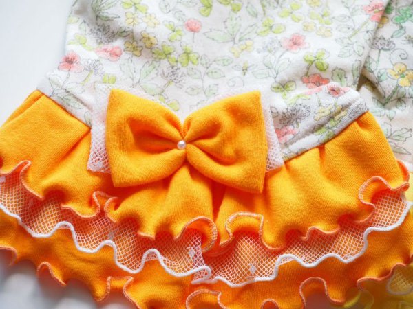 画像4: みつばちとお花ワンピース (4)