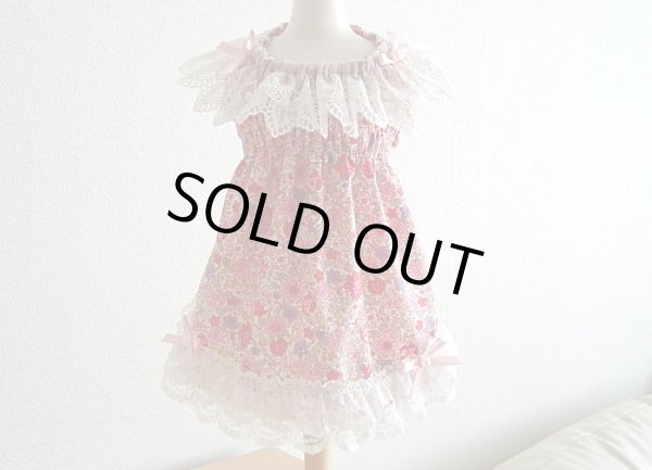 画像2: 小花シャーリングワンピース (2)