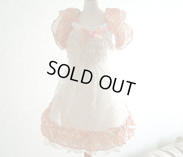 画像4: レースシャーリングワンピース (4)