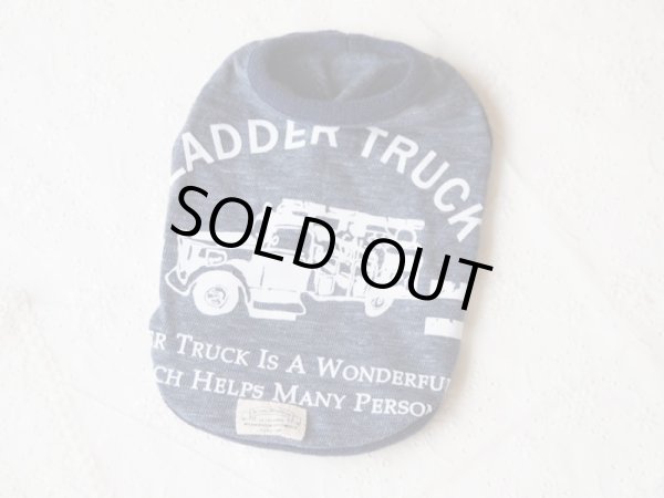 画像2: デニム風背中プリントタンク/ワンピース (2)