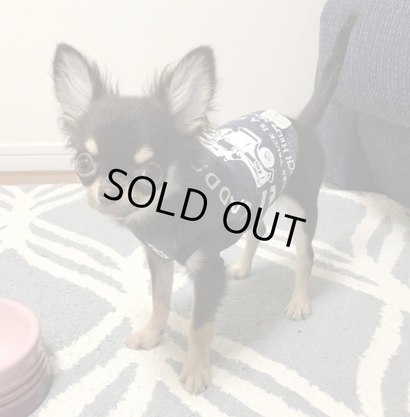 画像5: デニム風背中プリントタンク/ワンピース (5)