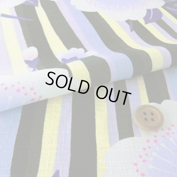 画像15: 浴衣2019 ボーダー＆大きなお花 (15)