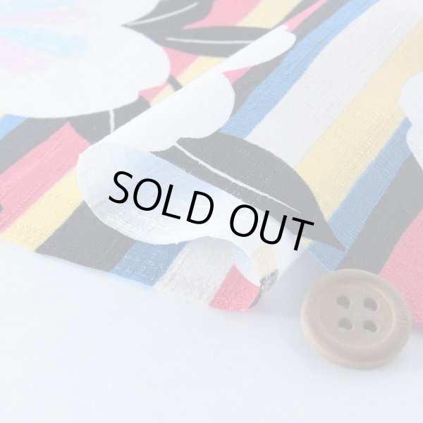 画像10: 浴衣2019 ボーダー＆大きなお花 (10)