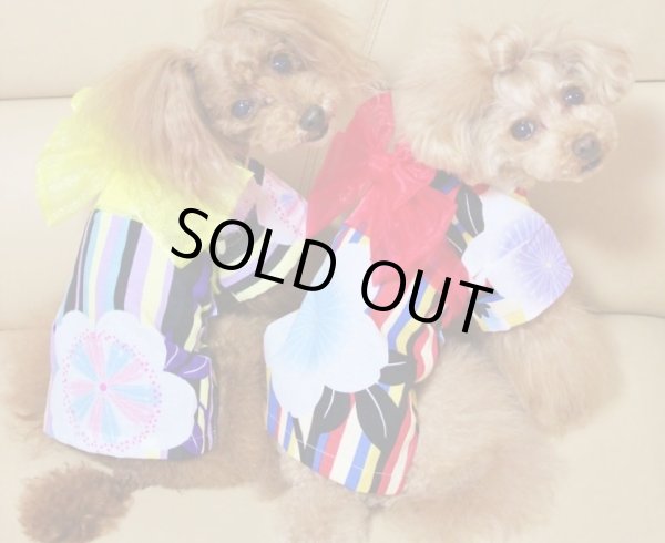 画像7: 浴衣2019 ボーダー＆大きなお花 (7)