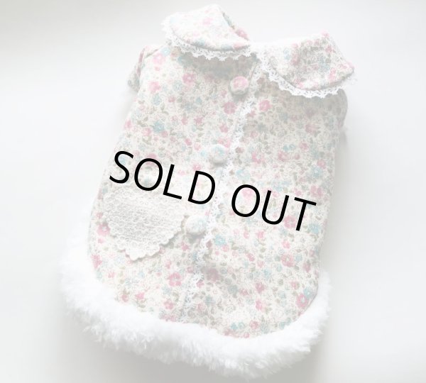 画像5: 小花ボアコート (5)