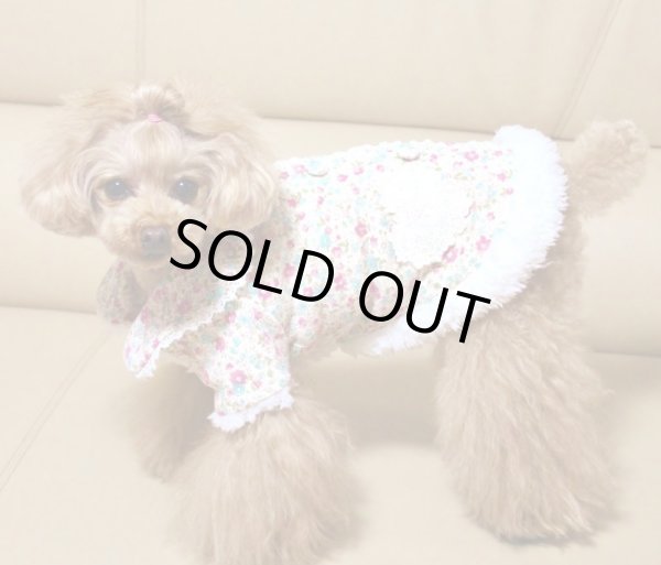 画像9: 小花ボアコート (9)