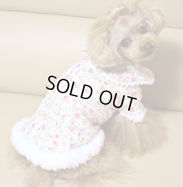 画像8: 小花ボアコート (8)