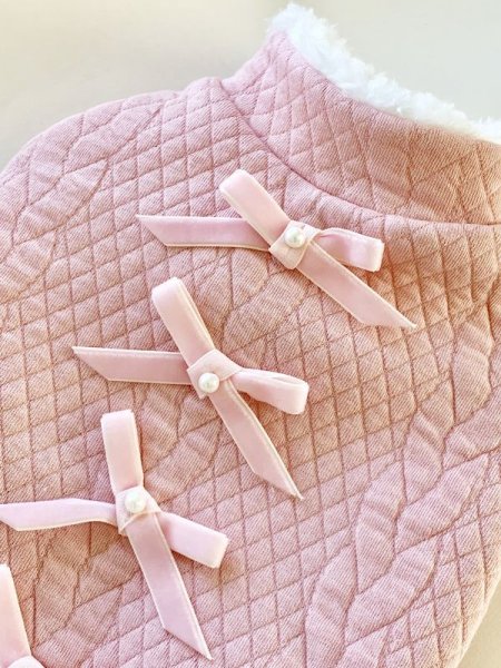 画像2: ピンクキルトスェット (2)