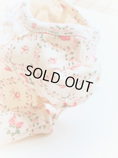 画像3: いちご＆お花チェックワンピース (3)