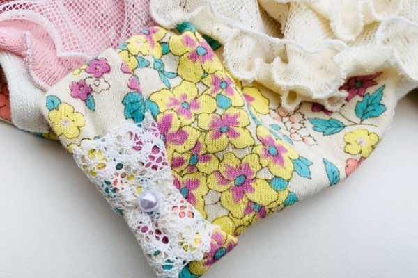 画像3: ハニカムドット&お花オールインワン (3)