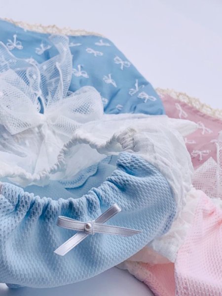 画像7: コットンボイル＆リボン柄ワンピース (7)