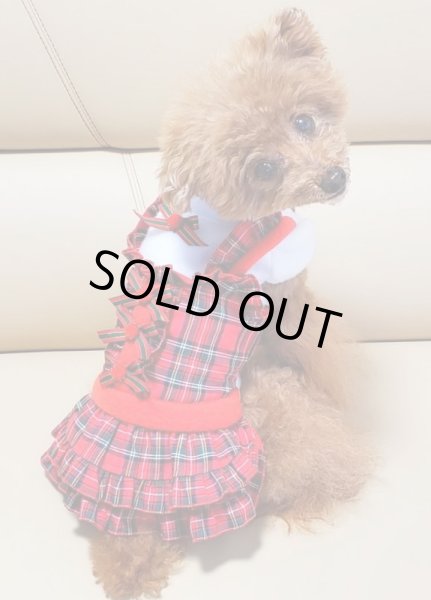 画像11: クリスマスワンピ／オールインワン　タータンチェック (11)