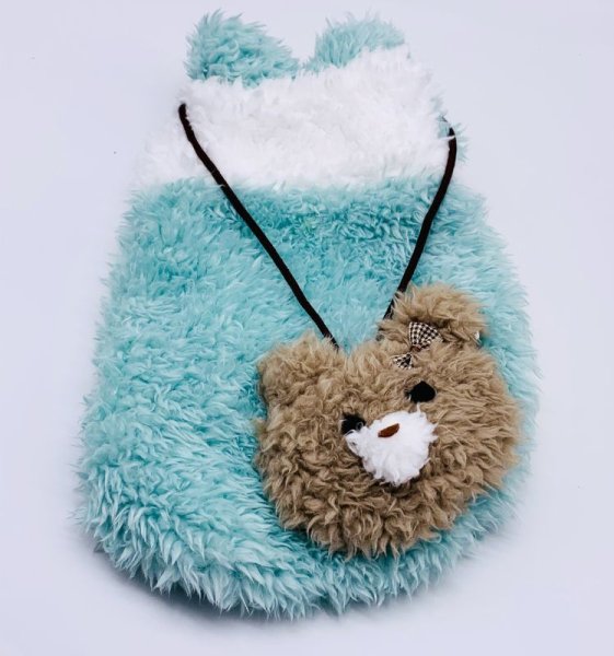 画像4: ぬいぐるみモチーフ付きボアコート (4)