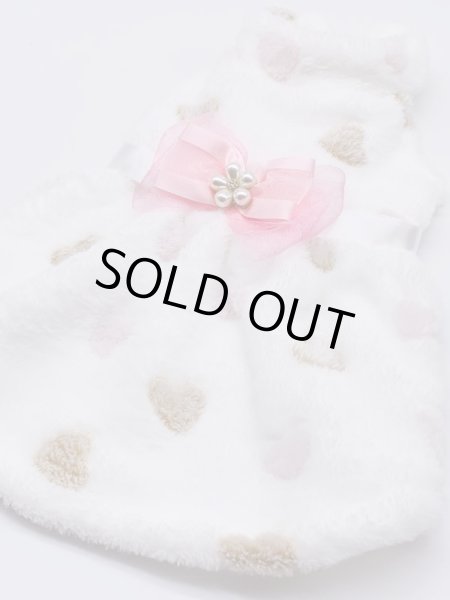 画像3: ミニハートファーフリースワンピース (3)