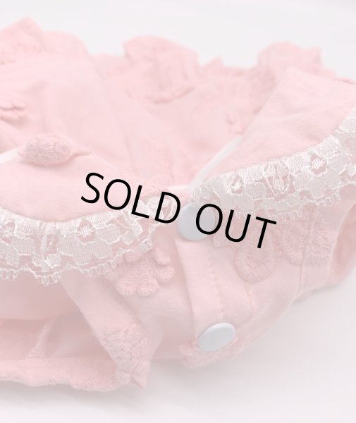 画像3: サーモンピンクお花ワンピース (3)