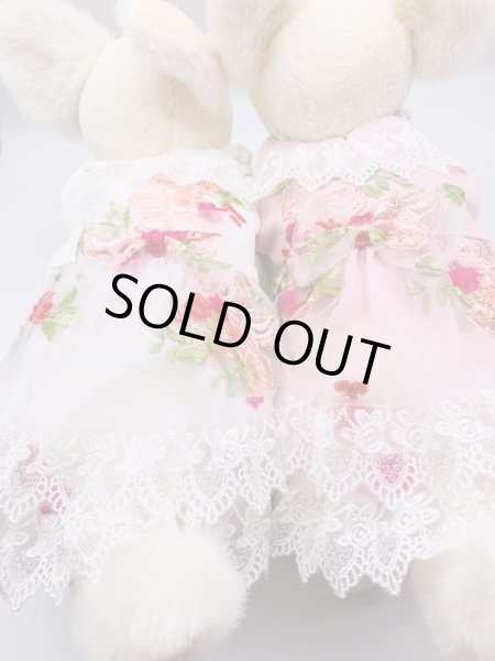 画像8: 薔薇刺繍＆チュールレースワンピース (8)