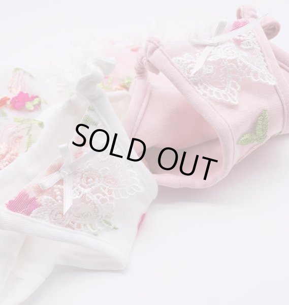 画像4: 薔薇刺繍＆チュールレースワンピース (4)