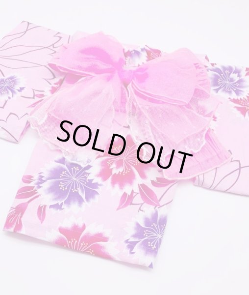 画像3: 浴衣2020 お花（ピンク） (3)