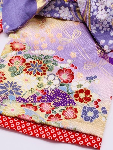 画像5: 京・金彩友禅 地紙文花づくし（霞）振袖スタイル (5)