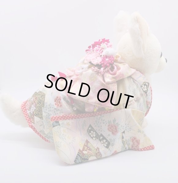 画像6: 京・金彩友禅 草花松皮菱（かすみ）振袖スタイル (6)