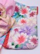 画像5: お得：サンプル晴れ着　Sサイズ　京・金彩友禅 霞に桜花（桃）　振袖スタイル (5)