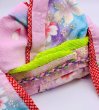 画像6: お得：サンプル晴れ着　Sサイズ　京・金彩友禅 霞に桜花（桃）　振袖スタイル (6)