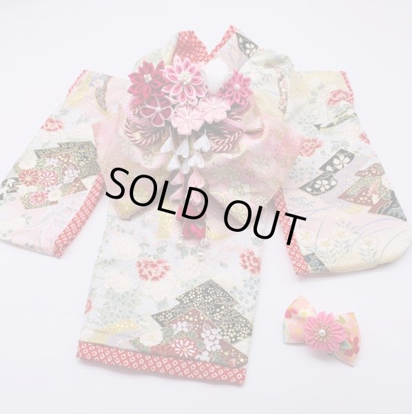 画像3: 京・金彩友禅 草花松皮菱（かすみ）振袖スタイル (3)