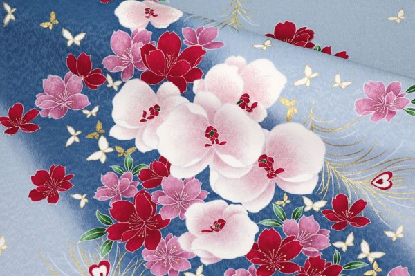 画像10: 京・金彩友禅 胡蝶蘭　振袖スタイル (10)