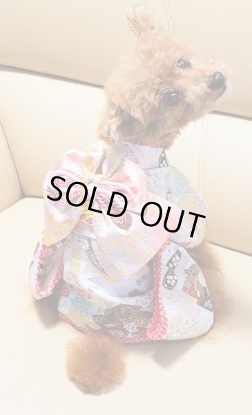 画像11: 京・金彩友禅 草花松皮菱（かすみ）振袖スタイル (11)