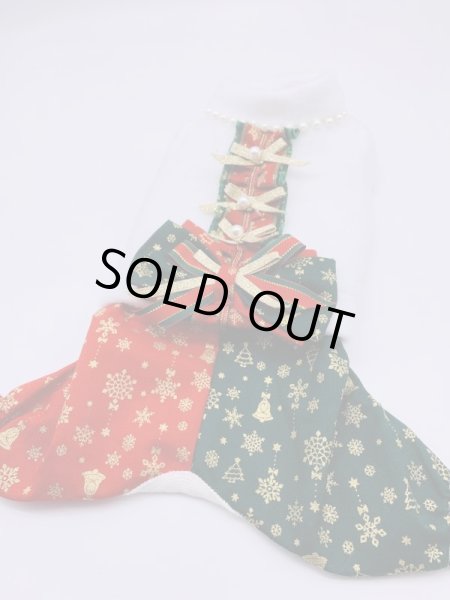 画像4: クリスマス赤/グリーンオールインワン (4)