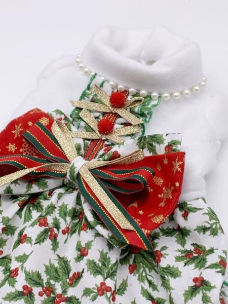 画像5: クリスマス白柊ワンピース (5)