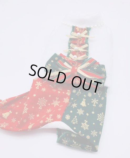 画像2: クリスマス赤/グリーンオールインワン (2)