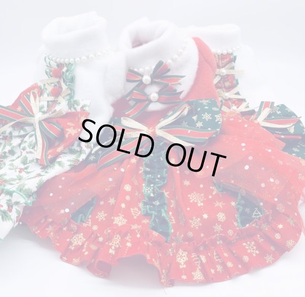 画像5: クリスマス赤/グリーンオールインワン (5)