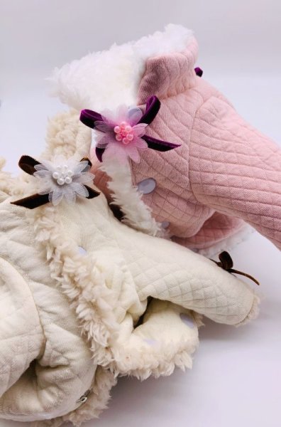 画像6: キルティングボアコート (6)