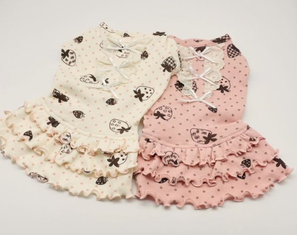 画像3: 苺&ミニドットワンピース (3)