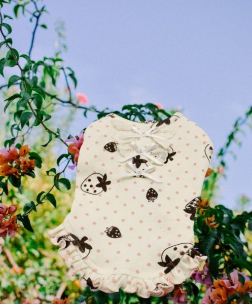 画像2: 苺&ミニドットワンピース (2)