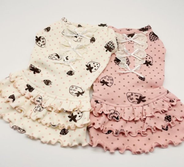 画像4: 苺&ミニドットワンピース (4)