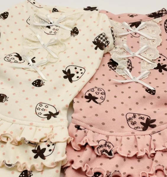 画像5: 苺&ミニドットワンピース (5)