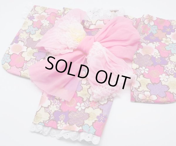 画像4: 浴衣2021 綿　桜づくし (4)