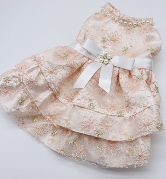 画像4: お花レースアメリワンピース　ピンク (4)