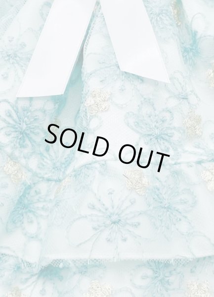 画像4: お花レースアメリワンピース　ブルー (4)