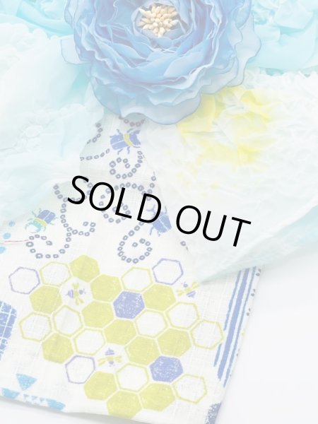 画像5: 浴衣2022　ブルー夏柄 (5)