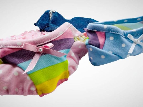 画像7: ボーダーニット&ドットワンピース/オールインワン (7)