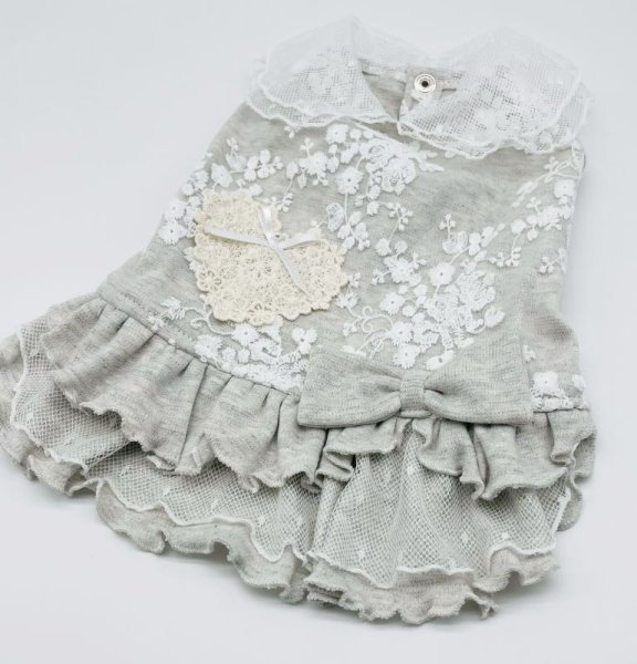 画像3: オートミール＆レース ワンピース (3)