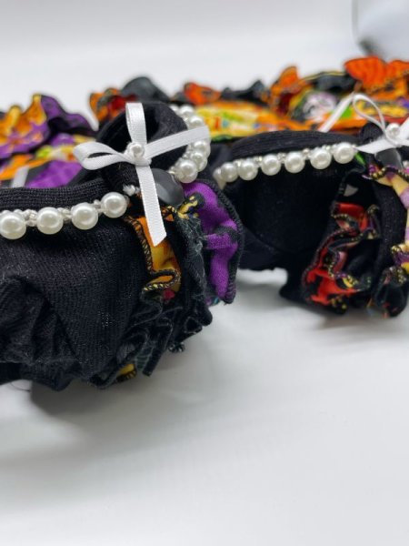 画像2: ハロウィンオールインワン　ハロウィンプリント(かぼちゃや黒猫) (2)